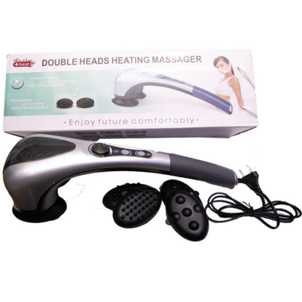 Double heating massager