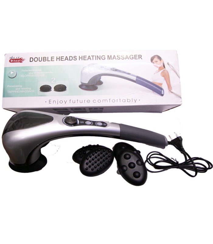 Double heating massager